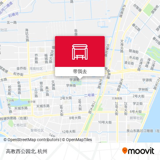 高教西公园北地图