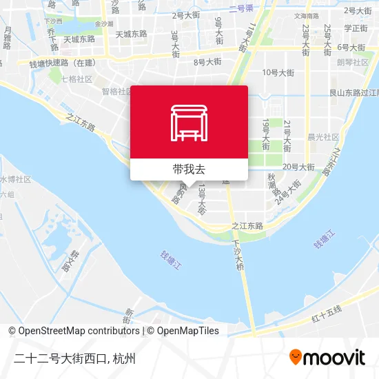 二十二号大街西口地图
