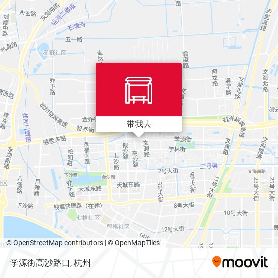 学源街高沙路口地图