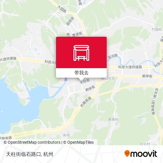 天柱街临石路口地图