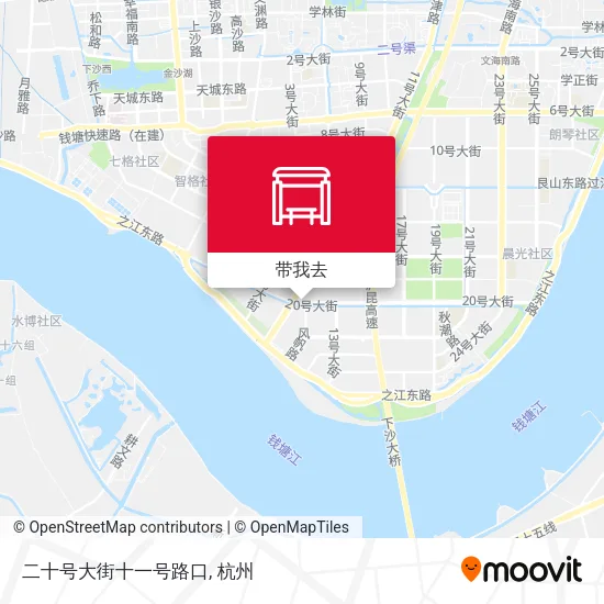 二十号大街十一号路口地图