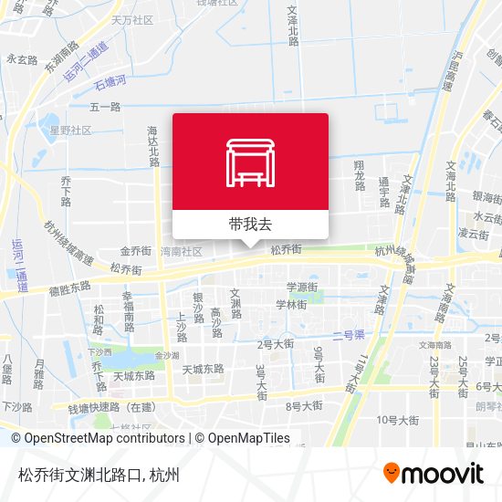 松乔街文渊北路口地图