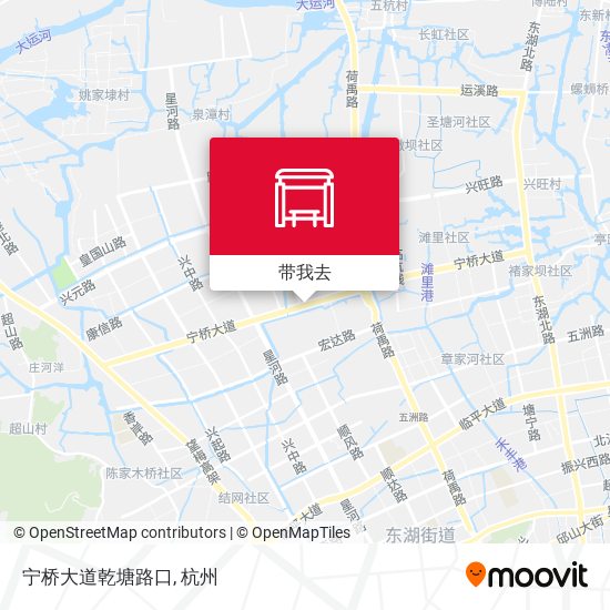 宁桥大道乾塘路口地图