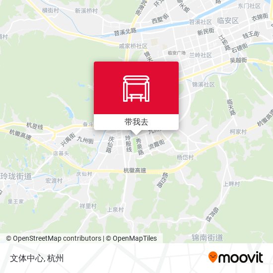 文体中心地图