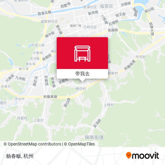 杨春畈地图