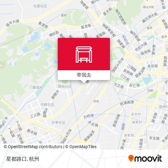 星都路口地图