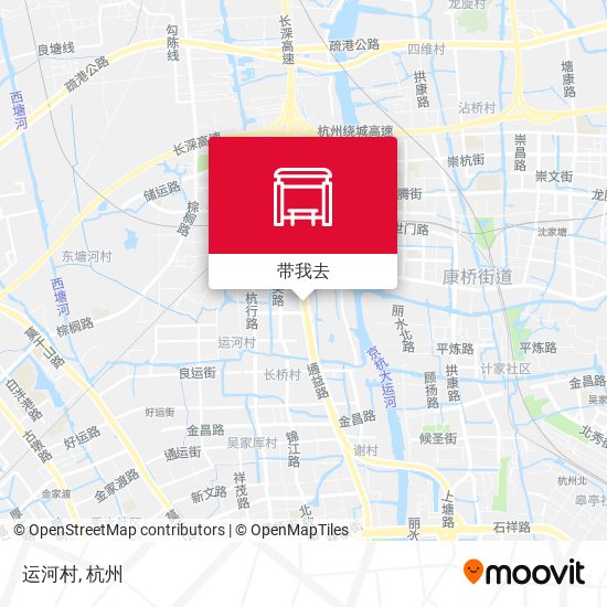 运河村地图