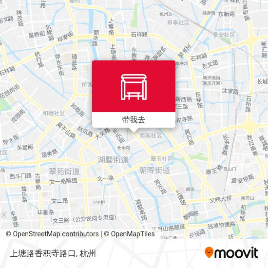 上塘路香积寺路口地图