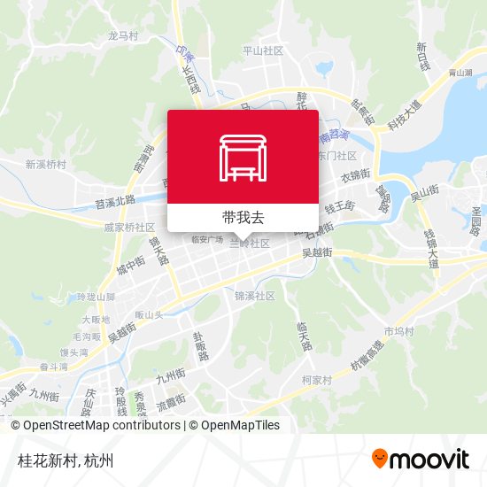 桂花新村地图