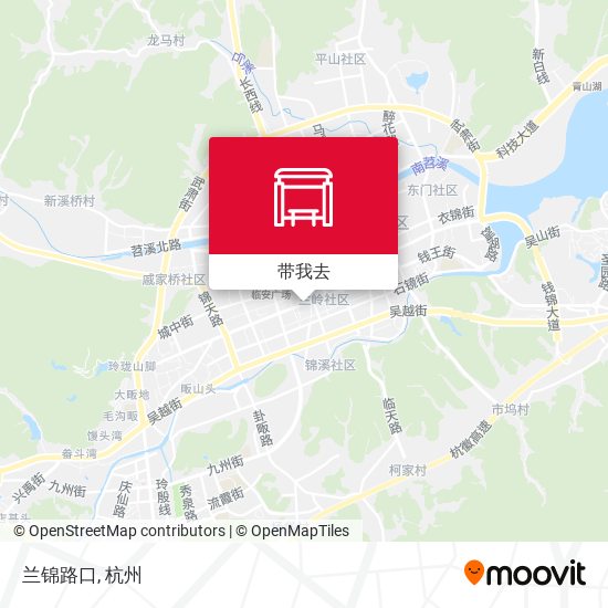 兰锦路口地图