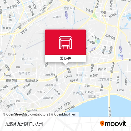 九盛路九州路口地图