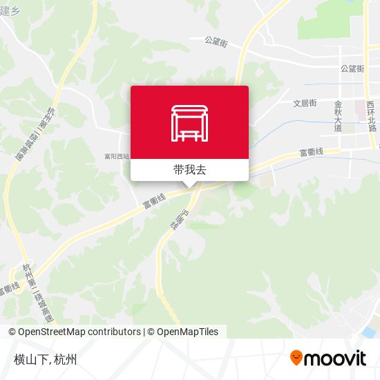 横山下地图