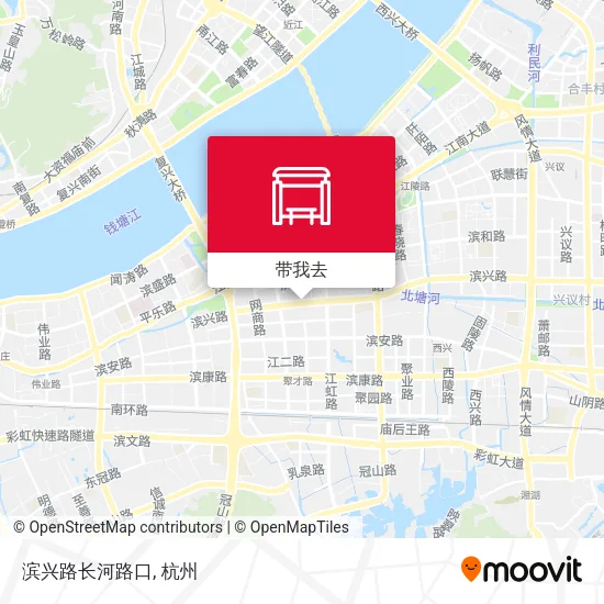 滨兴路长河路口地图
