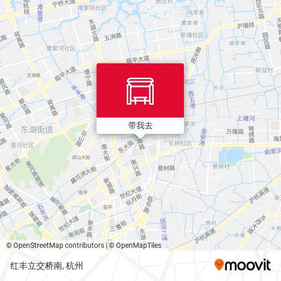 红丰立交桥南地图