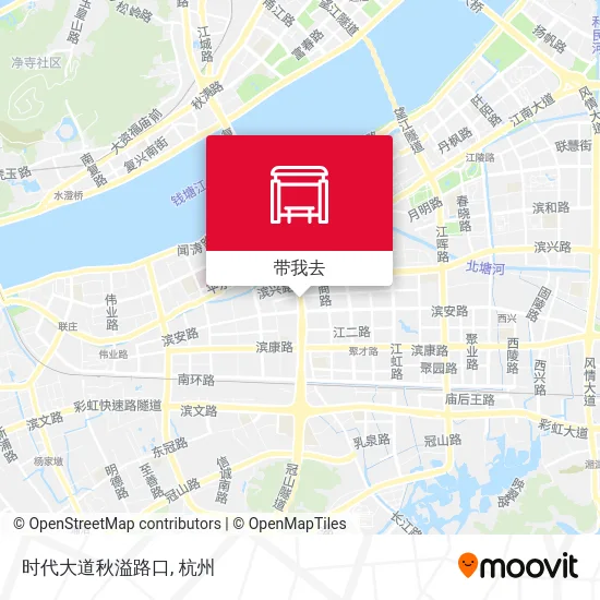 时代大道秋溢路口地图