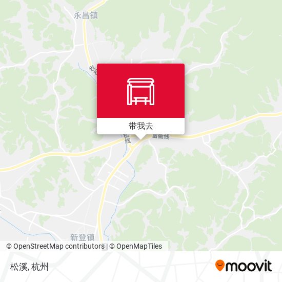 松溪地图