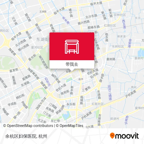 余杭区妇保医院地图