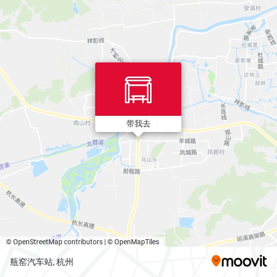 瓶窑汽车站地图
