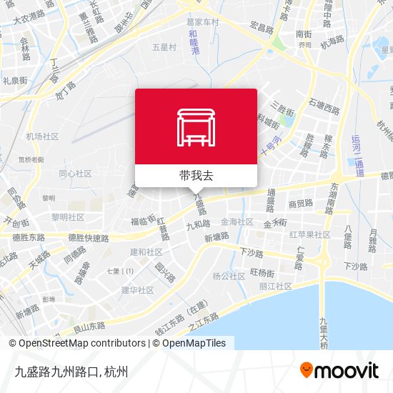 九盛路九州路口地图