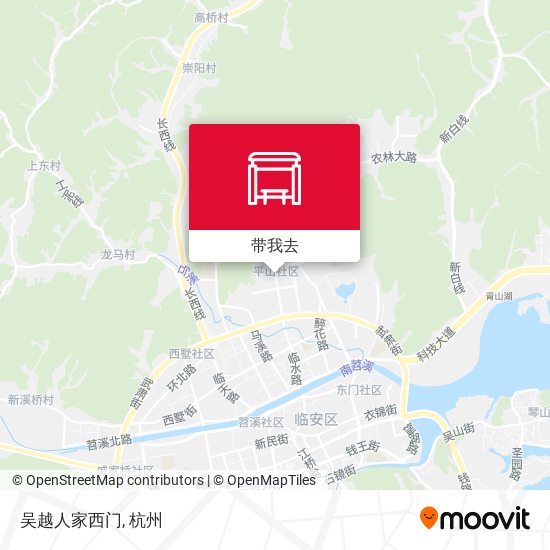 吴越人家西门地图