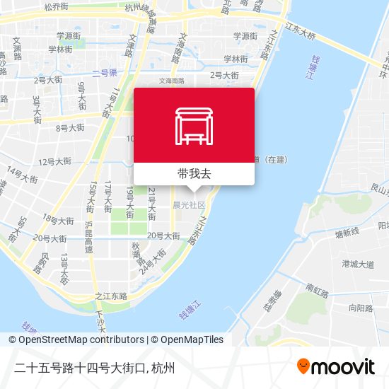 二十五号路十四号大街口地图