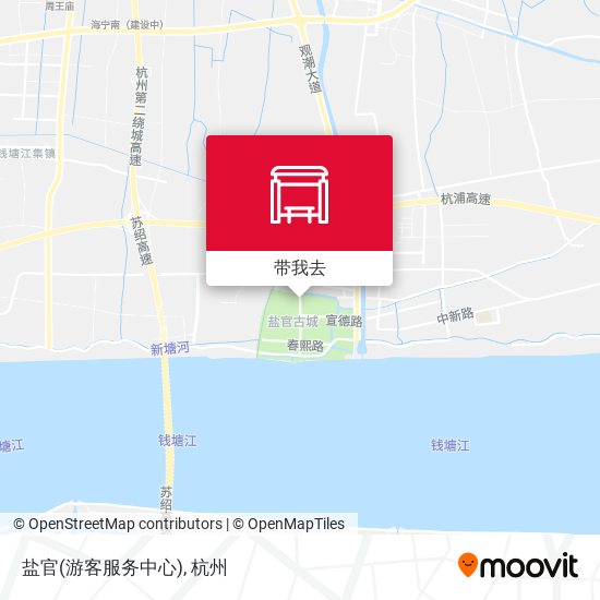 盐官(游客服务中心)地图