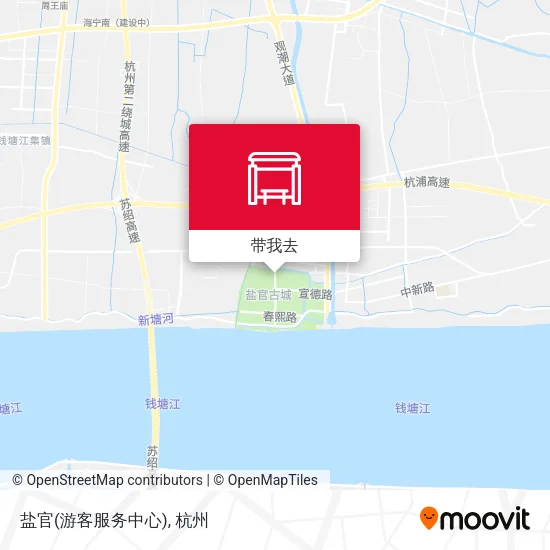 盐官(游客服务中心)地图