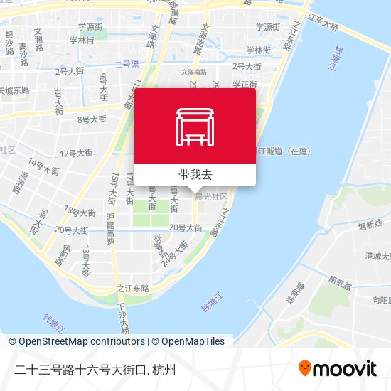 二十三号路十六号大街口地图