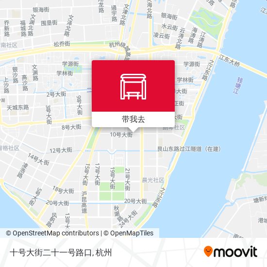 十号大街二十一号路口地图