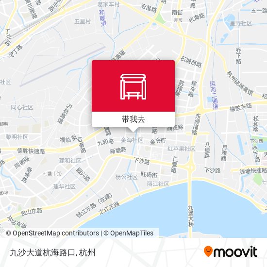 九沙大道杭海路口地图