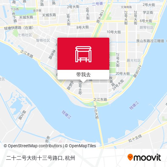 二十二号大街十三号路口地图