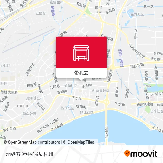 地铁客运中心站地图