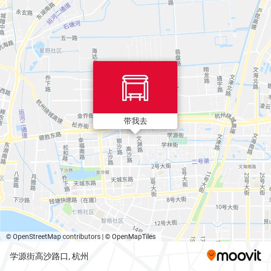 学源街高沙路口地图