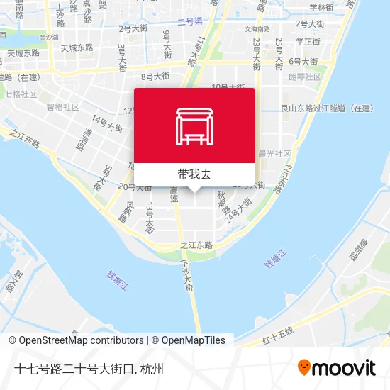 十七号路二十号大街口地图
