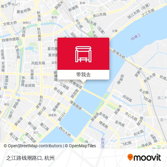之江路钱潮路口地图