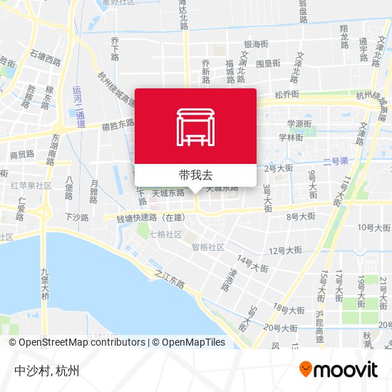 中沙村地图