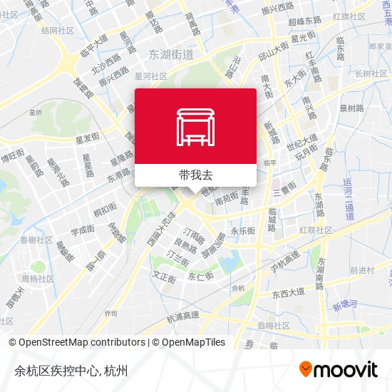 余杭区疾控中心地图