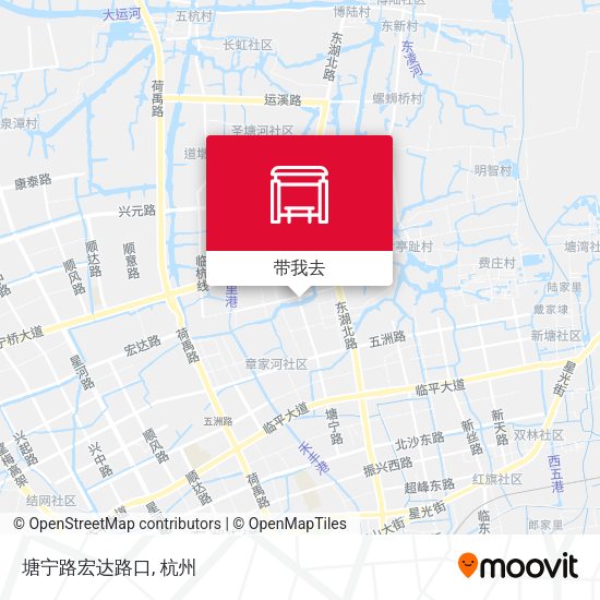 塘宁路宏达路口地图