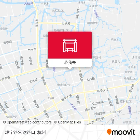 塘宁路宏达路口地图