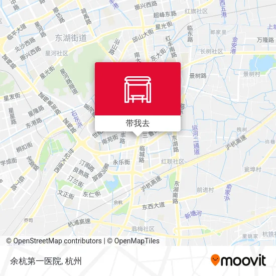 余杭第一医院地图