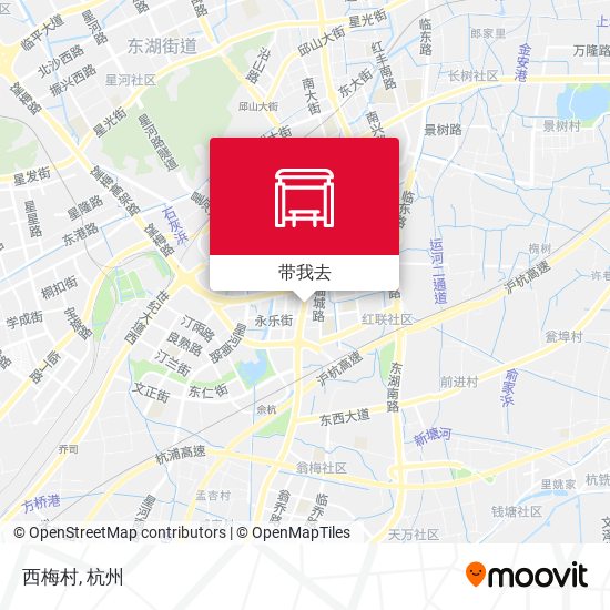 西梅村地图