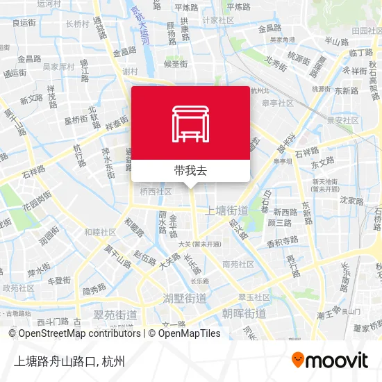 上塘路舟山路口地图