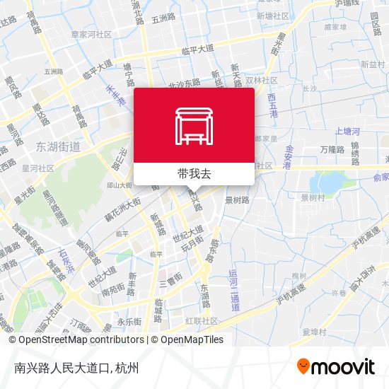 南兴路人民大道口地图