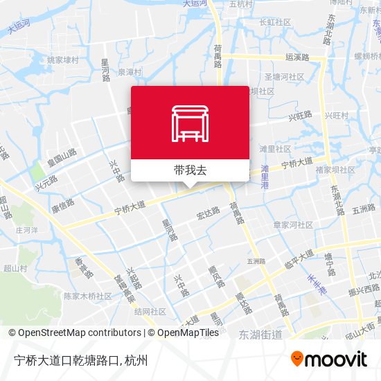 宁桥大道口乾塘路口地图