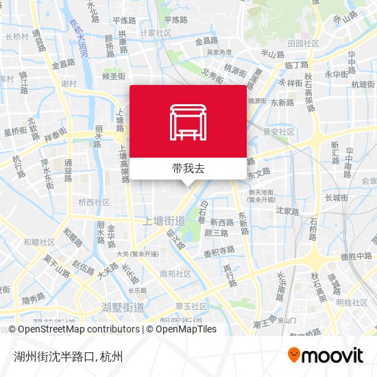 湖州街沈半路口地图