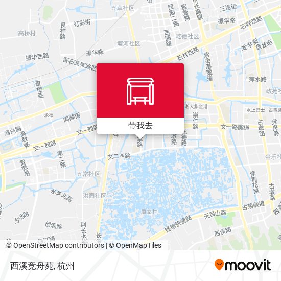西溪竞舟苑地图