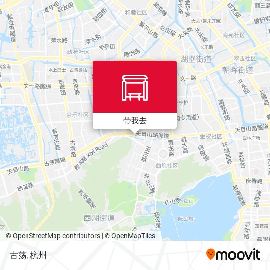 古荡地图