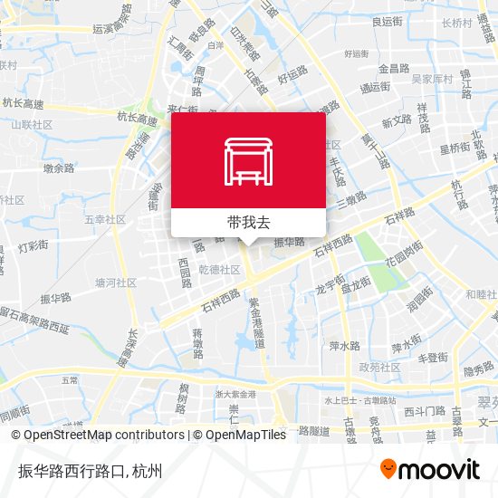 振华路西行路口地图