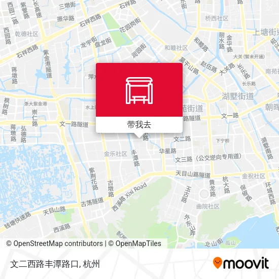 文二西路丰潭路口地图