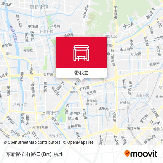 东新路石祥路口(Brt)地图